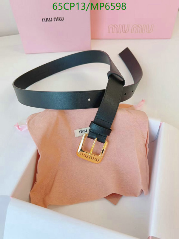 MIU MIU-Belts Code: MP6598 $: 65USD