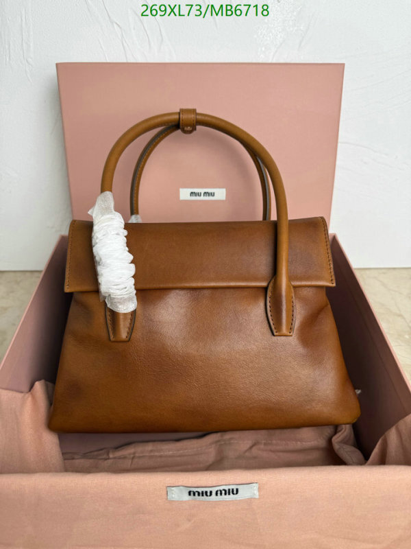 Miu Miu-Bag-Mirror Quality Code: MB6718 $: 269USD