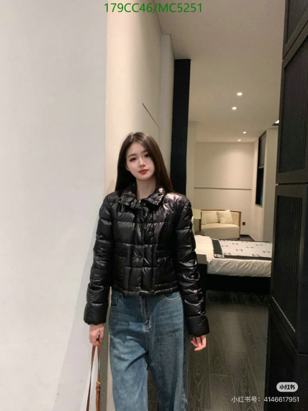 Moncler-Down jacket Women Code: MC5251 $: 179USD