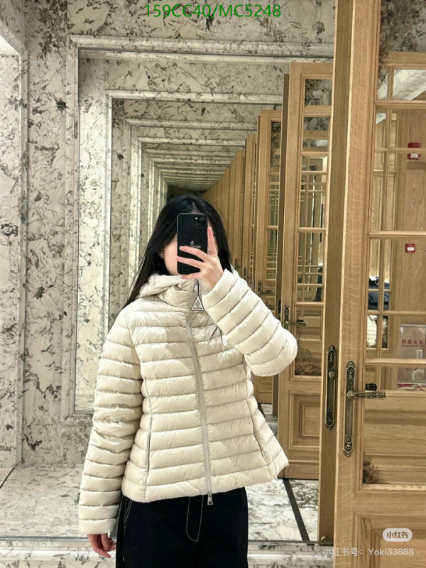 Moncler-Down jacket Women Code: MC5248 $: 159USD