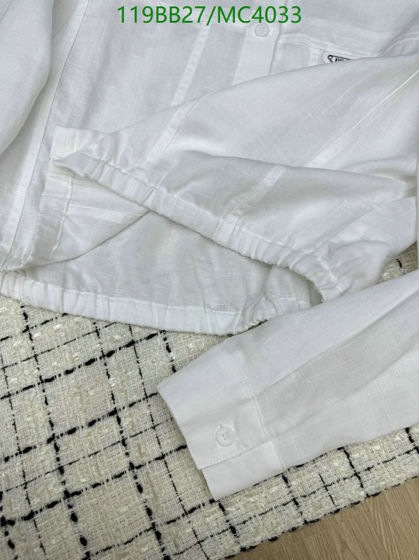 Prada-Clothing Code: MC4033 $: 119USD