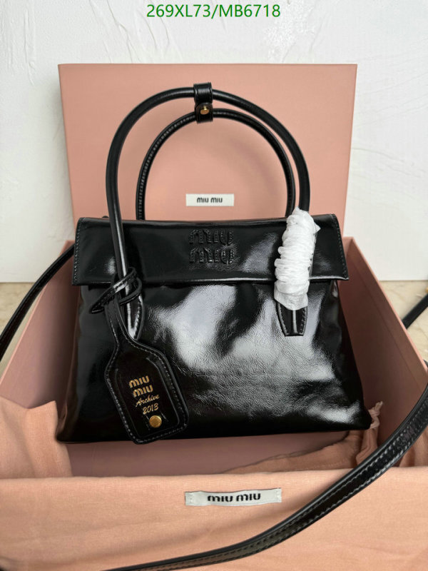 Miu Miu-Bag-Mirror Quality Code: MB6718 $: 269USD