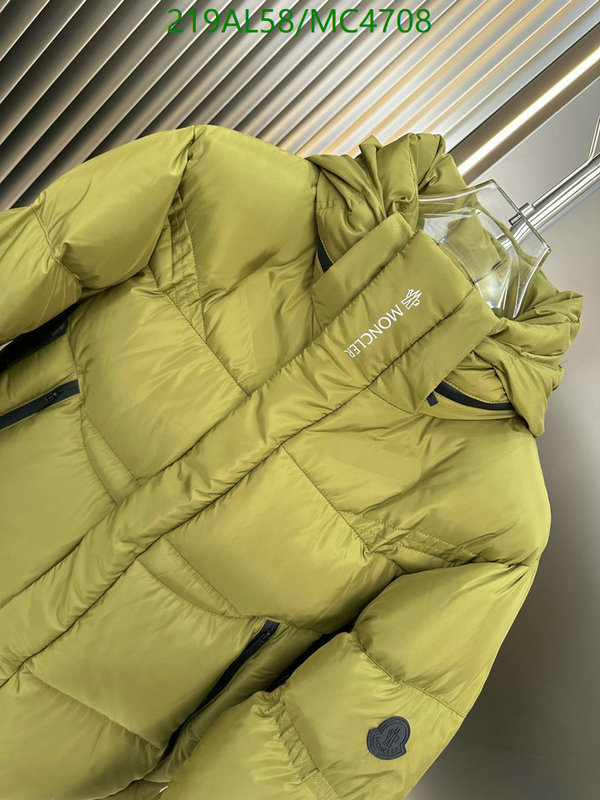 Moncler-Down jacket Men Code: MC4708 $: 219USD