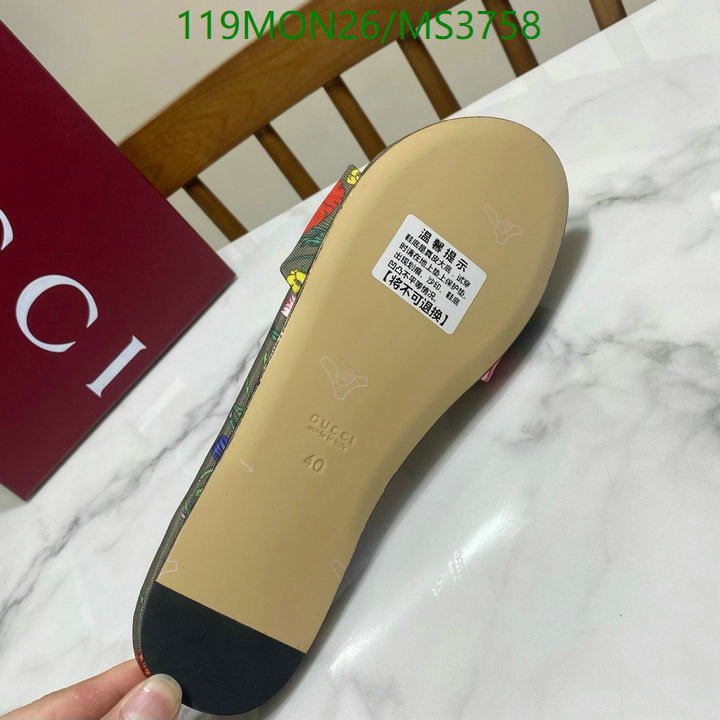 Gucci-Women Shoes Code: MS3758 $: 119USD