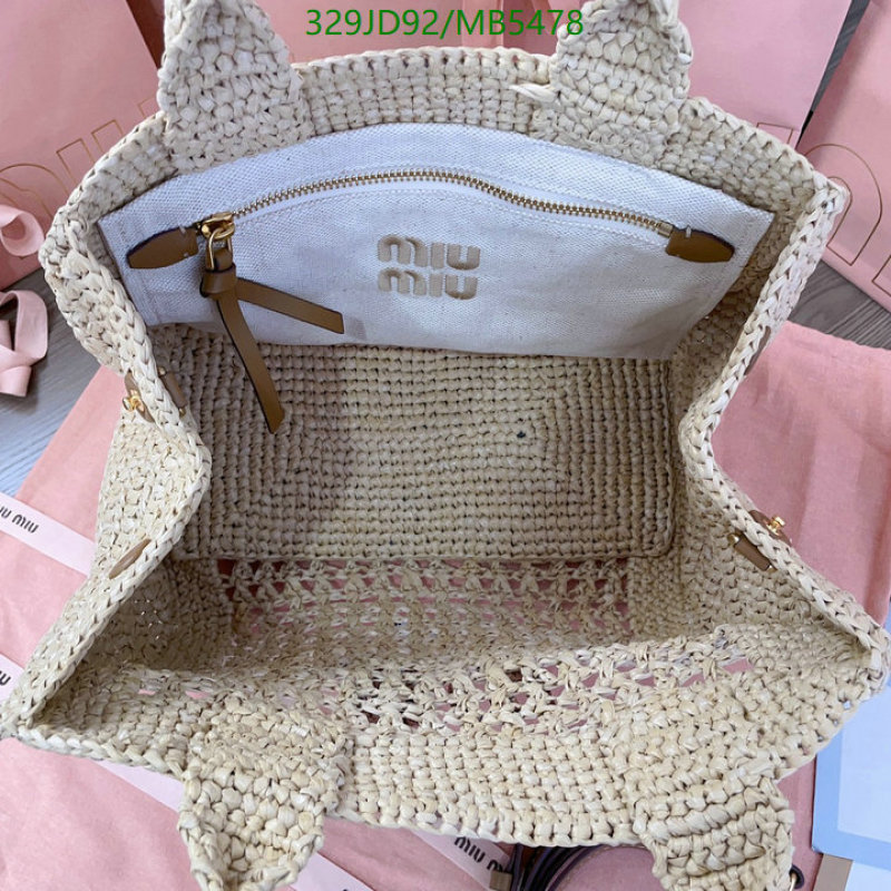 Miu Miu-Bag-Mirror Quality Code: MB5478 $: 329USD