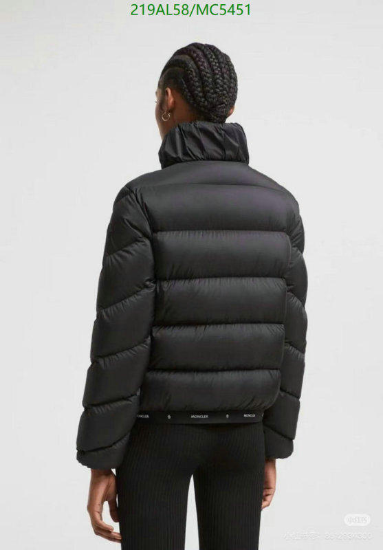 Moncler-Down jacket Women Code: MC5451 $: 219USD