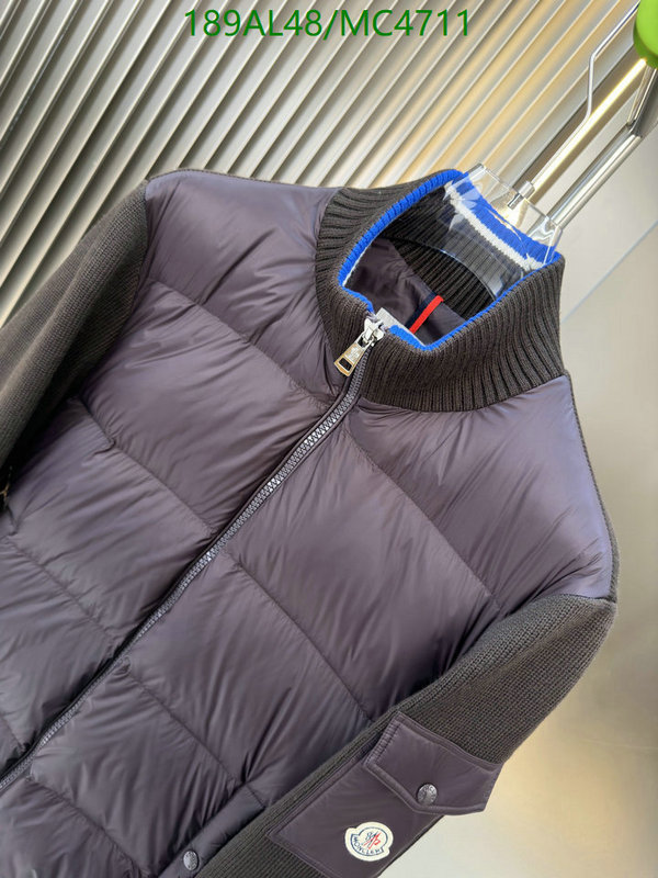 Moncler-Down jacket Men Code: MC4711 $: 189USD
