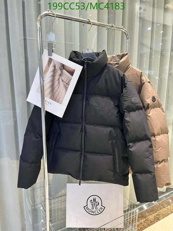 Moncler-Down jacket Men Code: MC4183 $: 199USD