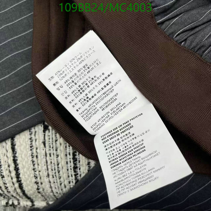 MIUMIU-Clothing Code: MC4003 $: 109USD
