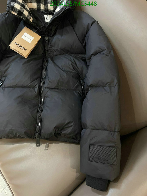 Burberry-Down jacket Women Code: MC5448 $: 209USD