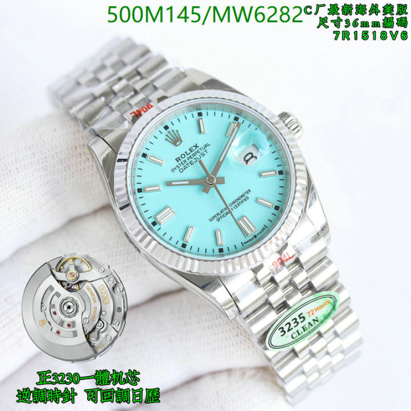 Rolex-Watch-Mirror Quality Code: MW6282 $: 500USD
