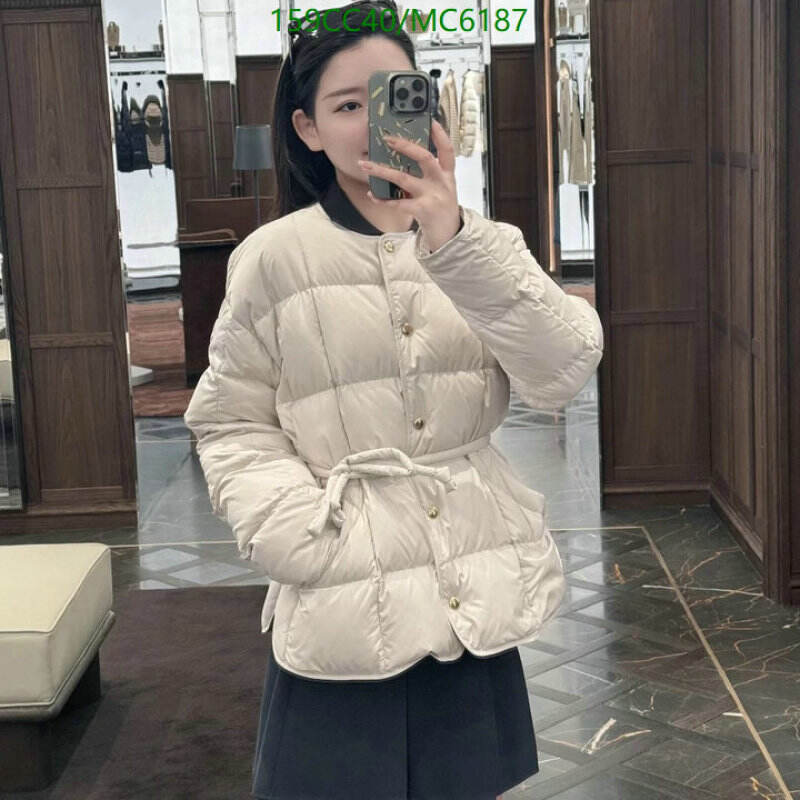 Moncler-Down jacket Women Code: MC6187 $: 159USD