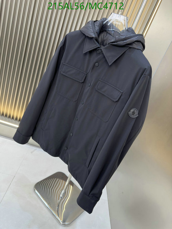 Moncler-Down jacket Men Code: MC4712 $: 215USD