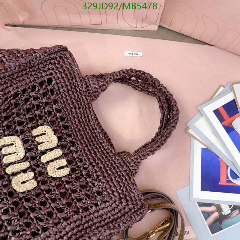 Miu Miu-Bag-Mirror Quality Code: MB5478 $: 329USD