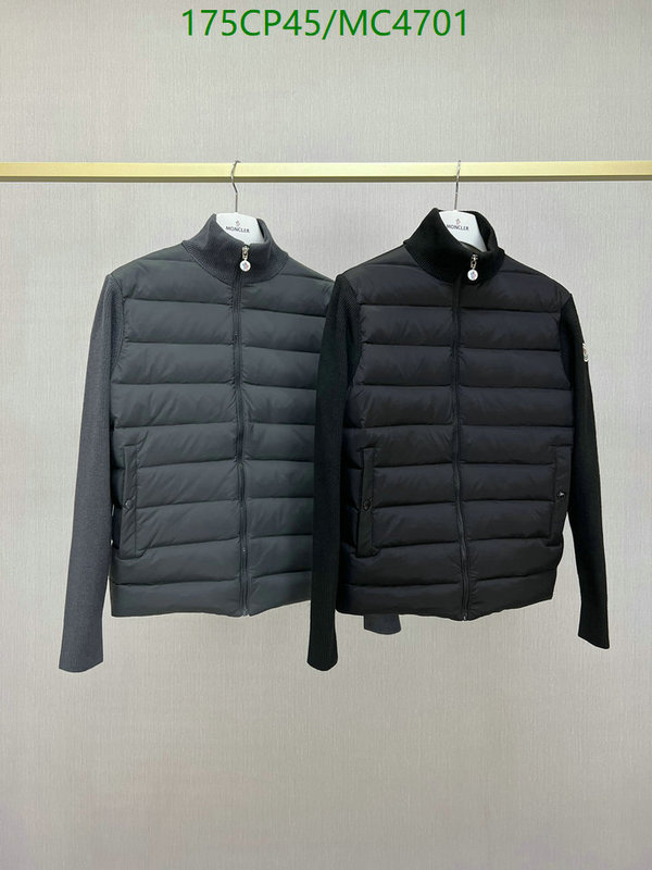 Moncler-Down jacket Men Code: MC4701 $: 175USD