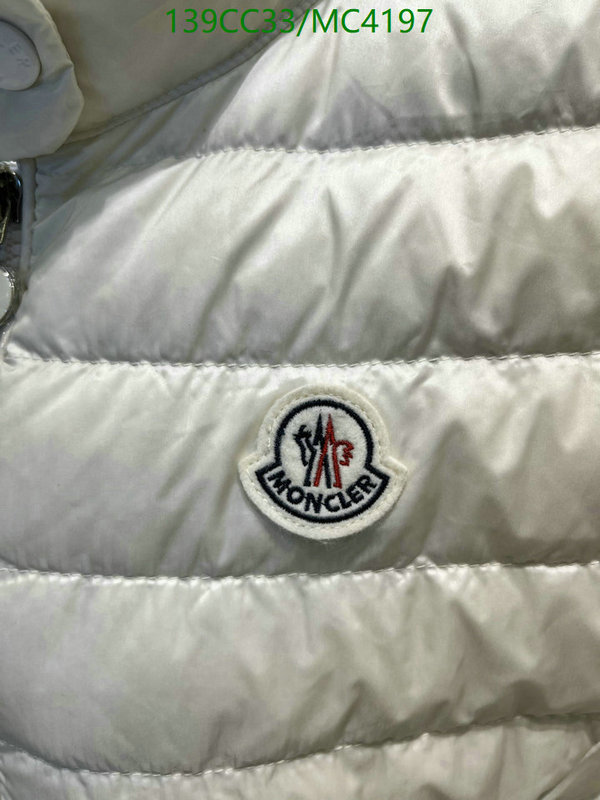 Moncler-Down jacket Women Code: MC4197 $: 139USD