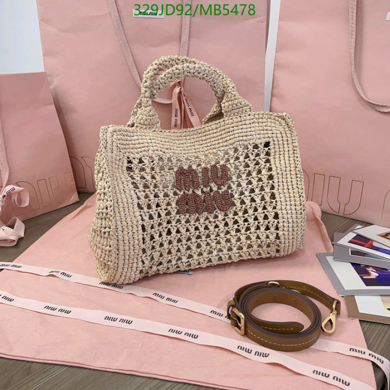 Miu Miu-Bag-Mirror Quality Code: MB5478 $: 329USD