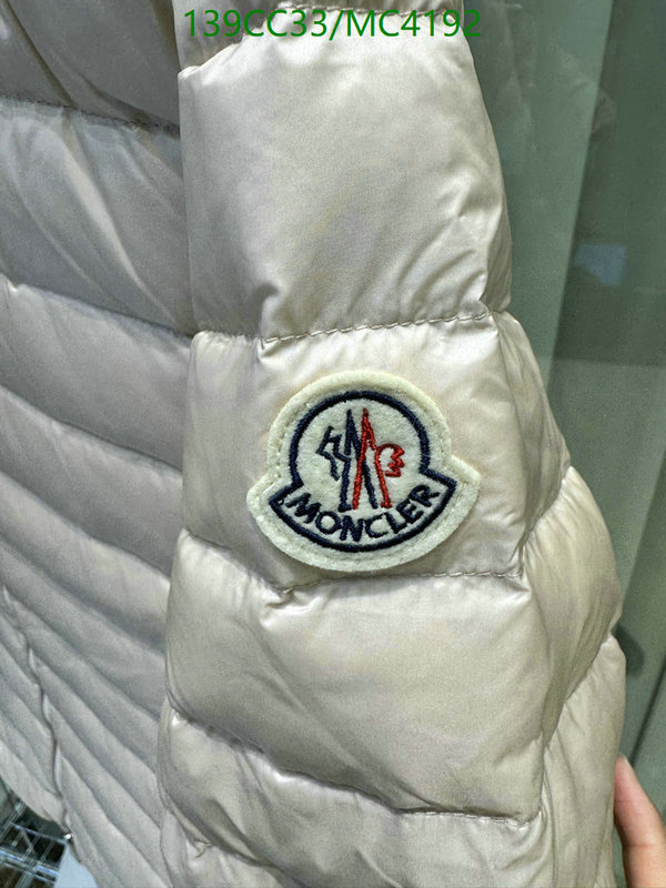 Moncler-Down jacket Women Code: MC4192 $: 139USD