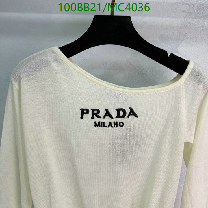 Prada-Clothing Code: MC4036 $: 100USD