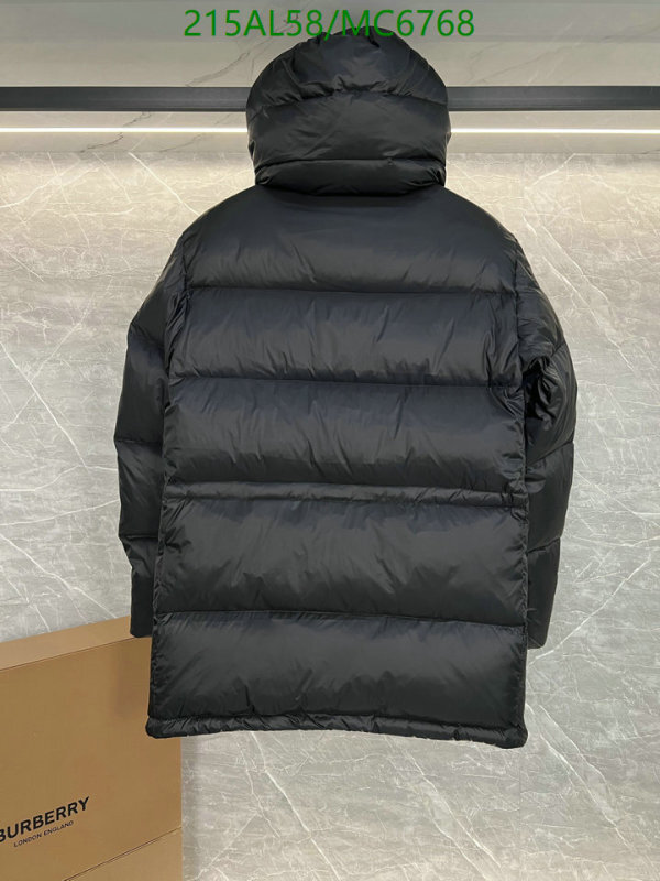 Burberry-Down jacket Men Code: MC6768 $: 215USD