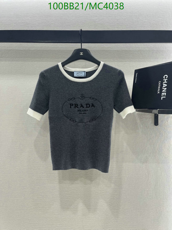 Prada-Clothing Code: MC4038 $: 100USD