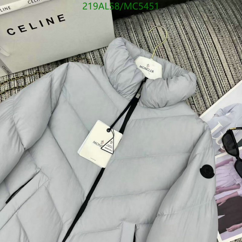 Moncler-Down jacket Women Code: MC5451 $: 219USD