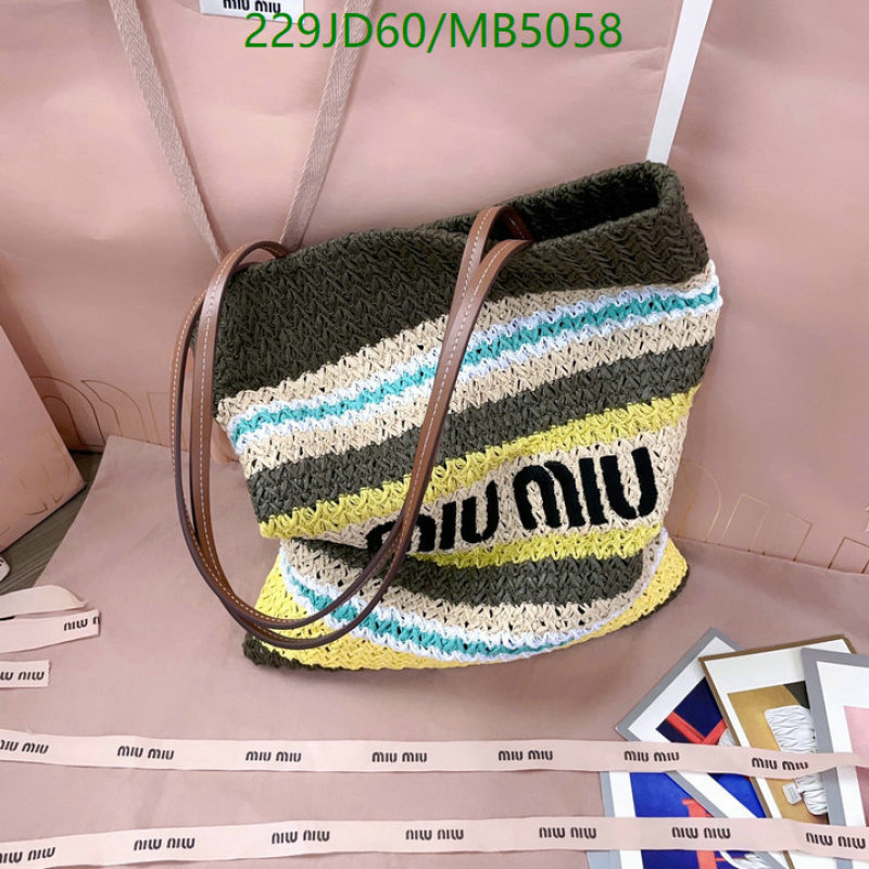 Miu Miu-Bag-Mirror Quality Code: MB5058 $: 229USD