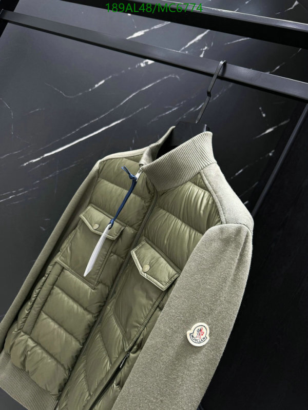Moncler-Down jacket Men Code: MC6774 $: 189USD