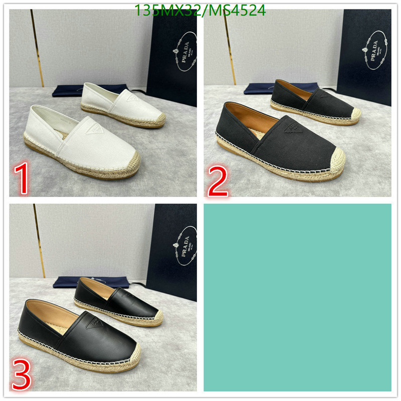 Prada-Men shoes Code: MS4524 $: 135USD