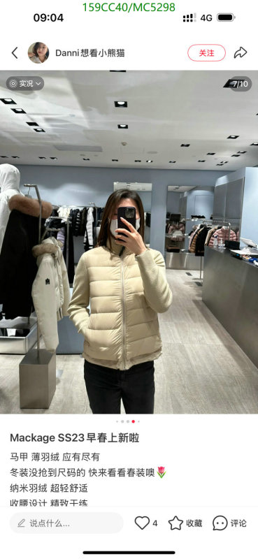 Mackage-Down jacket Women Code: MC5298 $: 159USD