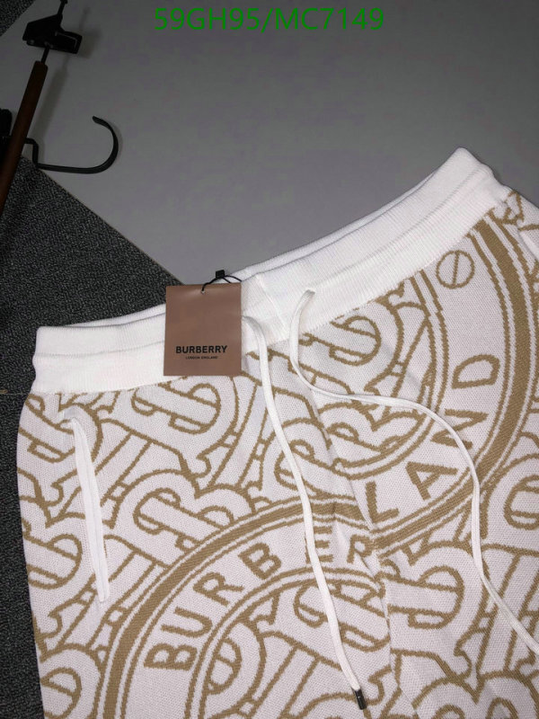 Burberry-Clothing Code: MC7149 $: 59USD
