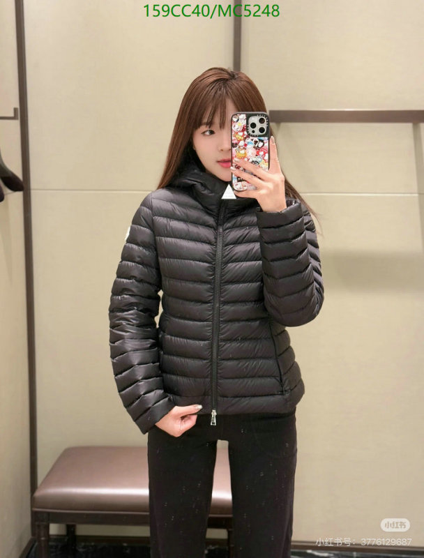 Moncler-Down jacket Women Code: MC5248 $: 159USD