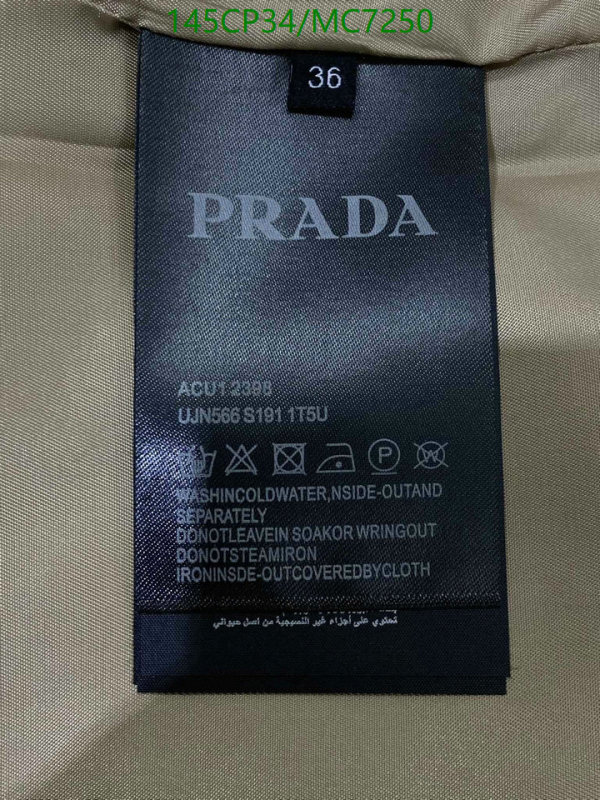 Prada-Clothing Code: MC7250 $: 145USD