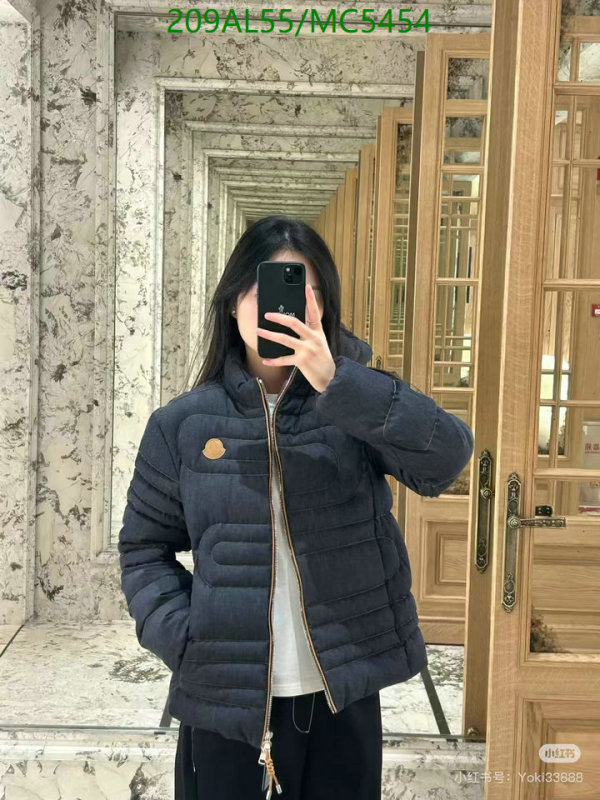 Moncler-Down jacket Women Code: MC5454 $: 209USD