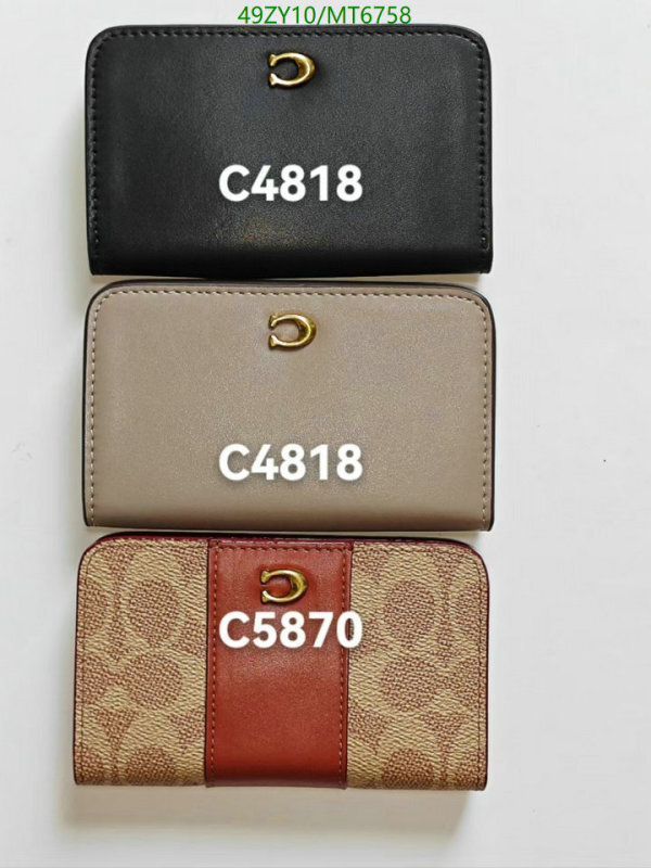 Coach-Wallet-4A Quality Code: MT6758 $: 49USD