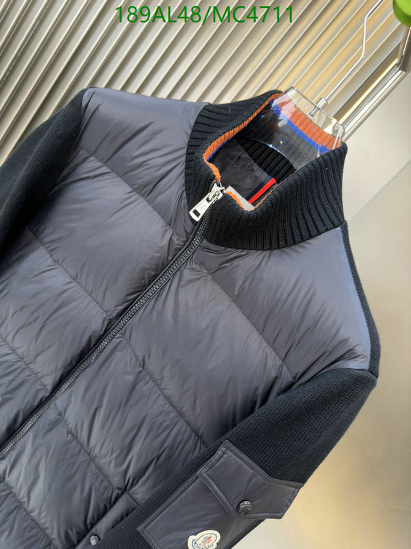 Moncler-Down jacket Men Code: MC4711 $: 189USD
