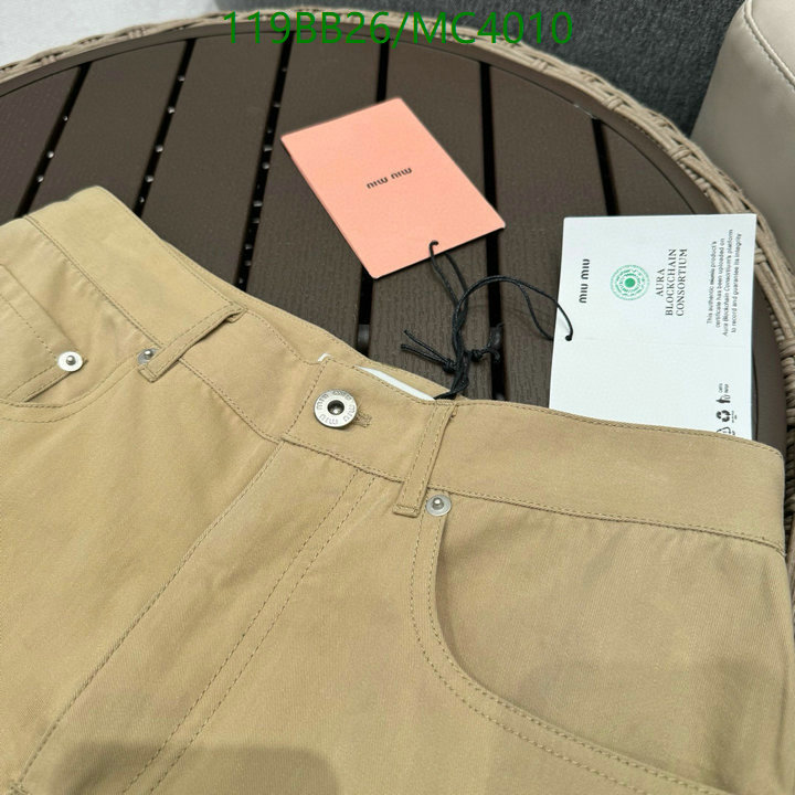 MIUMIU-Clothing Code: MC4010 $: 119USD
