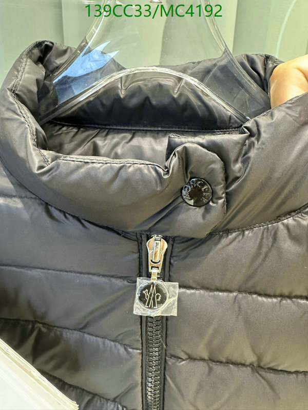 Moncler-Down jacket Women Code: MC4192 $: 139USD