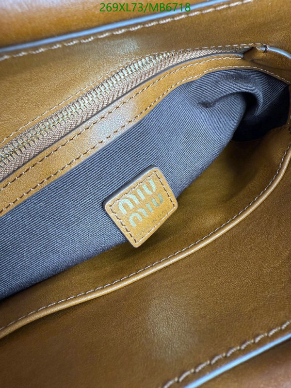Miu Miu-Bag-Mirror Quality Code: MB6718 $: 269USD