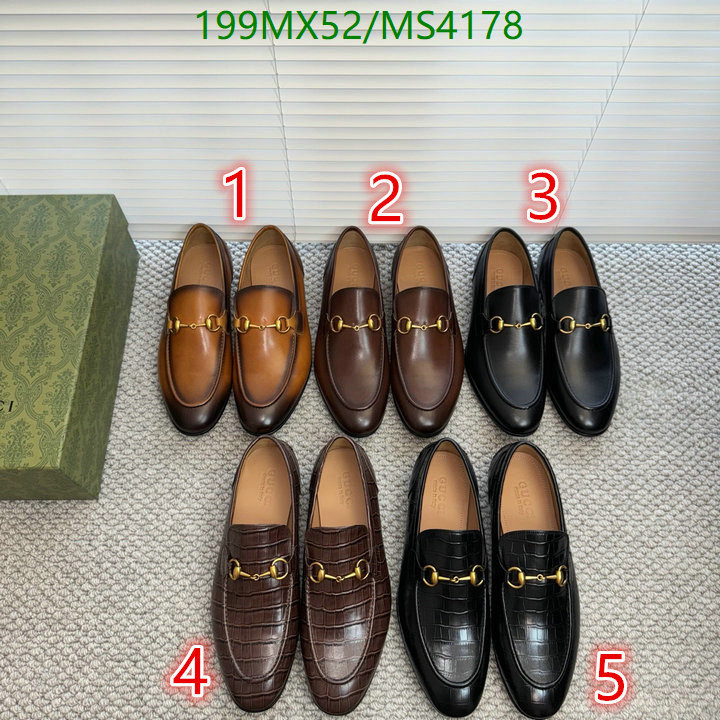 Gucci-Men shoes Code: MS4178 $: 199USD