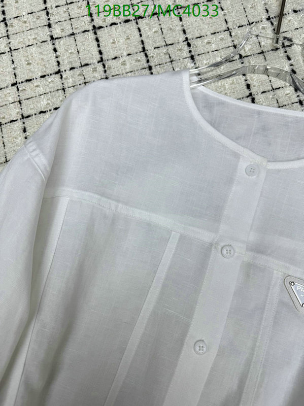 Prada-Clothing Code: MC4033 $: 119USD