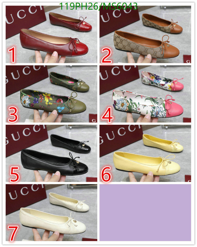 Gucci-Women Shoes Code: MS6043 $: 119USD