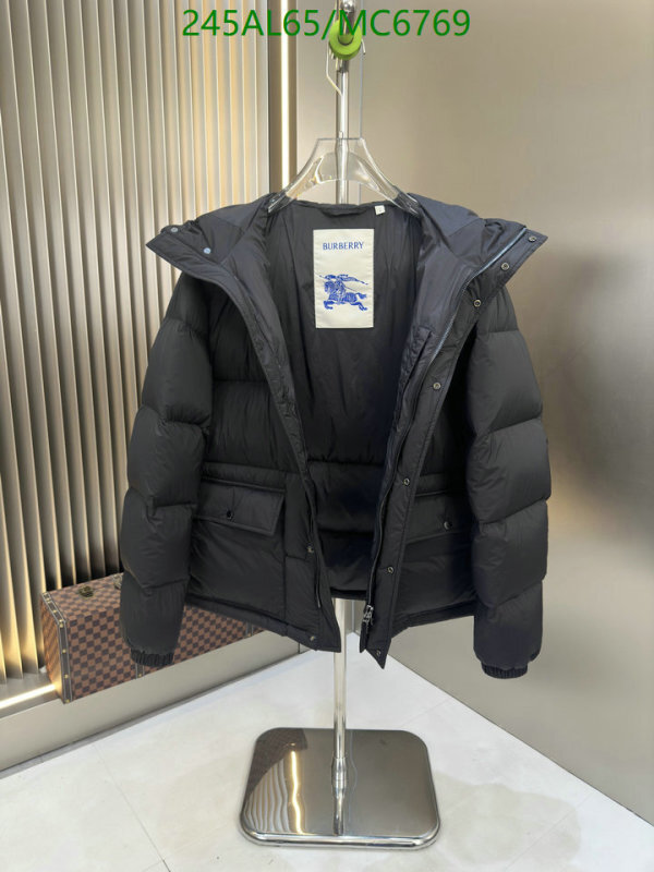 Burberry-Down jacket Men Code: MC6769 $: 245USD