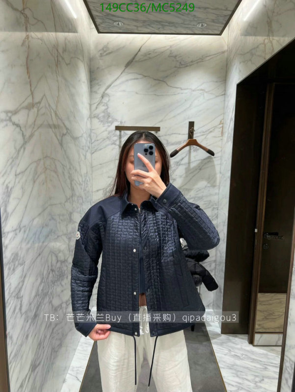 Moncler-Down jacket Women Code: MC5249 $: 149USD