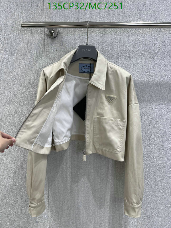 Prada-Clothing Code: MC7251 $: 135USD