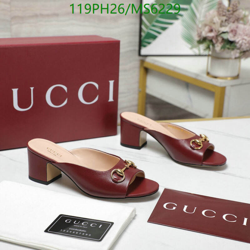 Gucci-Women Shoes Code: MS6229 $: 119USD