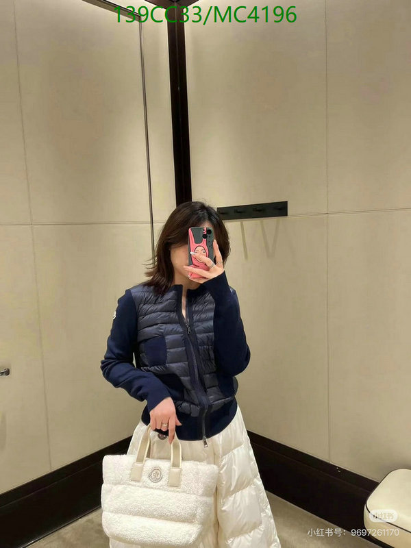 Moncler-Down jacket Women Code: MC4196 $: 139USD
