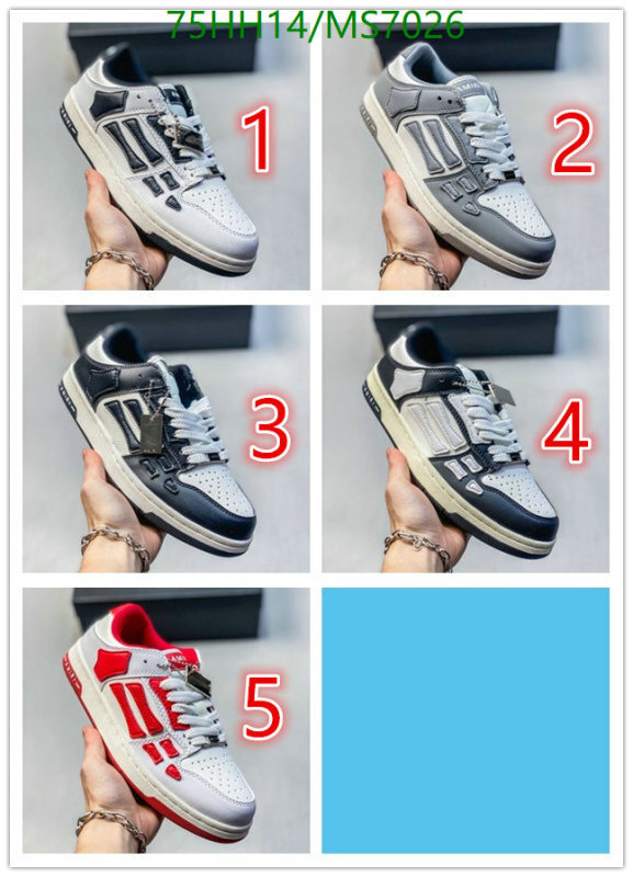 AMIRI-Men shoes Code: MS7026 $: 75USD