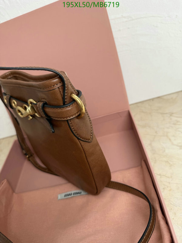 Miu Miu-Bag-Mirror Quality Code: MB6719 $: 195USD