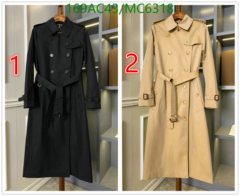 Burberry-Down jacket Women Code: MC6318 $: 169USD